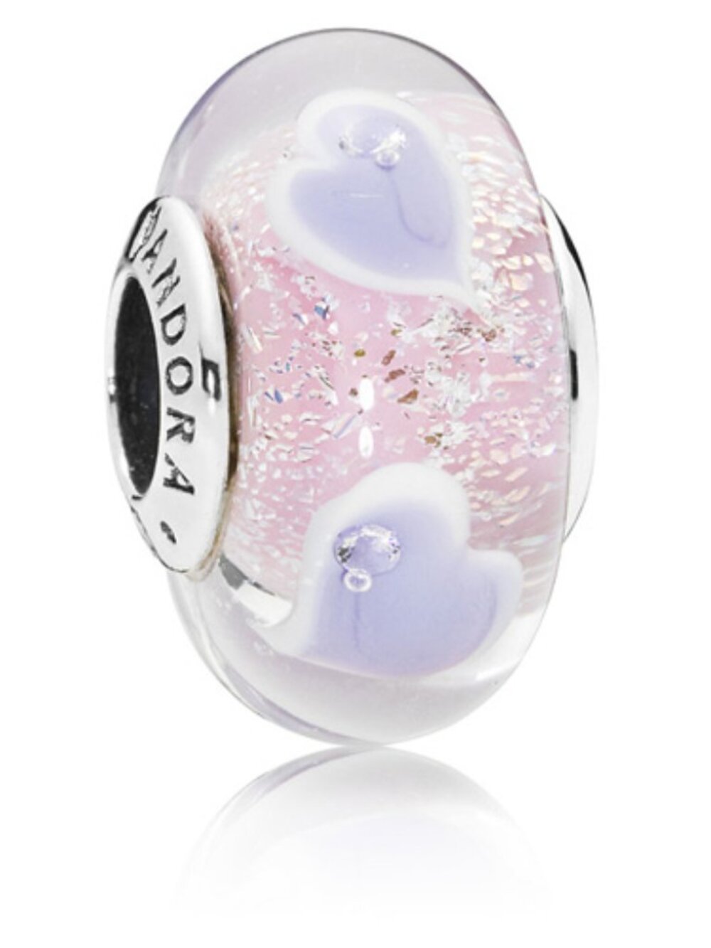 Pandora Plentiful Hearts Purple and Pink ONLY 4 in Stock